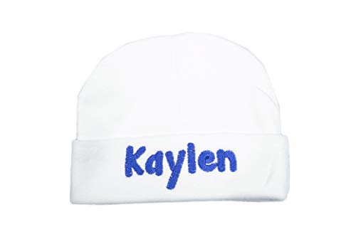 Personalized Baby Boy Hat with Royal Thread Coming Home Outfit