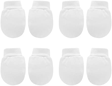 Newborn Baby Cotton Mittens Soft Breathable No Scratch Gloves for Infants
