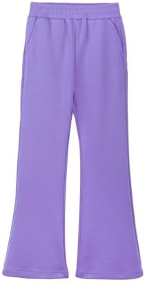 WELAKEN Girls Flare Sweatpants Bootcut Casual Jogger Pants with Pockets
