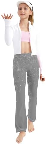 Girls Flare Leggings with Elastic Waistband
