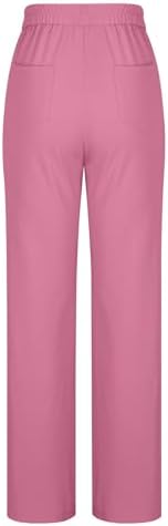 Girls High Waist Yoga Pants with Kickback Design and Side Pockets