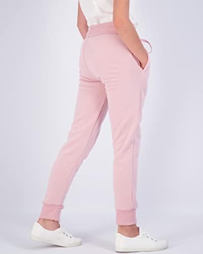 Real Essentials 3-Pack Girls Fleece Joggers