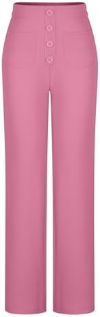 Girls High Waist Yoga Pants with Kickback Design and Side Pockets