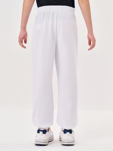 Haloumoning Girls Sweatpants Soft Athletic Lounge Joggers High Waist Casual Trousers