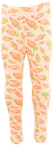 Unique Baby 2 Piece Girls Printed Leggings Outfit with Short Sleeve Shirt