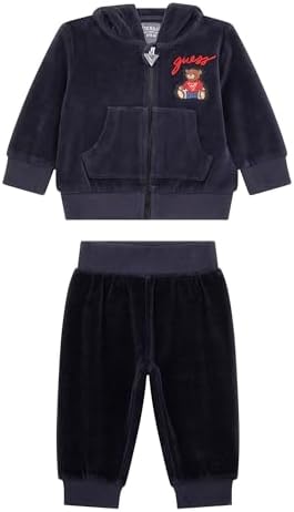 GUESS Baby Boys Chenille Hoodie and Pants Set