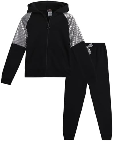 Soft Stretchy Girls Jogger Set