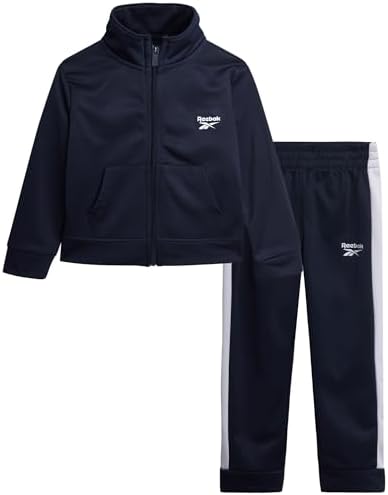 Reebok Boys Tricot Track Jacket Jogger Pant Set
