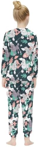 Meiko Girls Red Christmas Pattern Base Layer Set