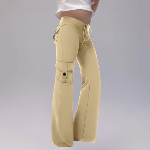 High Waist Cargo Pants for Girls