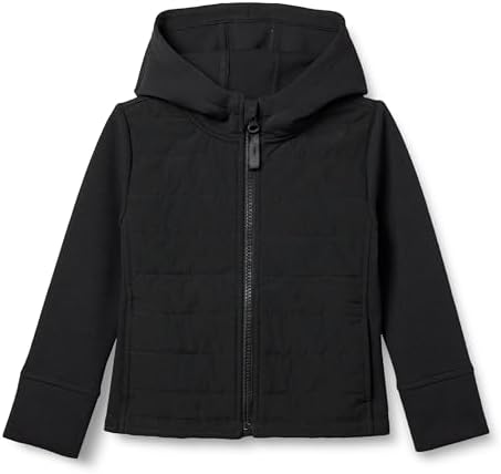 High-Quality Executive Fit Girls and Toddlers Hooded Full-Zip Active Jacket