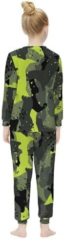 MEIKKO Girls Thermal Underwear Set Long Johns Lined Base Layer Top Bottom