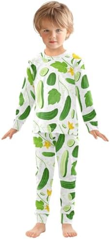 WIFIU Soft Cotton Pajama Set for Kids 18M-8Y Sleepwear