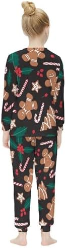 Girls Christmas Thermal Top and Bottom Set
