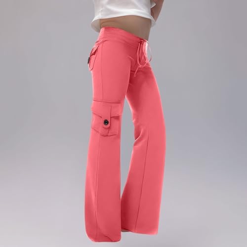 Trendy Flared Workout Pants for Girls