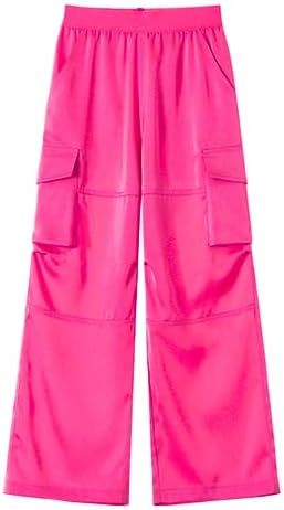 Lightweight Silky Jogger Pants for Girls Kids Toddler