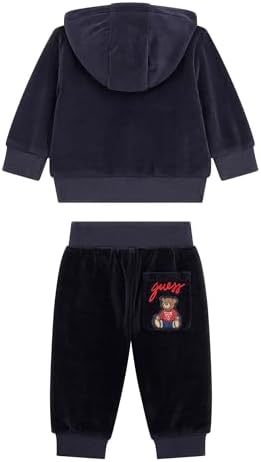 GUESS Baby Boys Chenille Hoodie and Pants Set