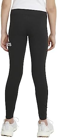Adidas Girls Fitted Sportswear Logo Leggings