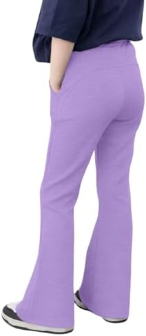 WELAKEN Girls Flare Sweatpants Bootcut Casual Jogger Pants with Pockets