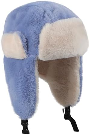 Warm Fuzzy Plush Kids Trapper Hats