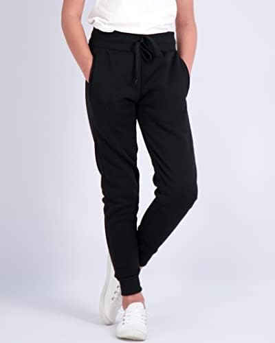 Real Essentials 3-Pack Girls Fleece Joggers