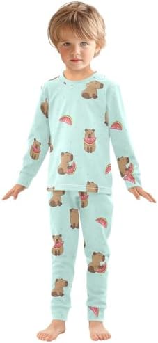 WIFIU Kids Pajama Sets Soft Cotton Long Sleeve Perfect for Sleep Play