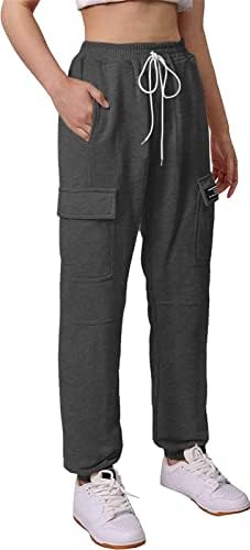 SANGTREE Girls Drawstring Cargo Jogger Pants
