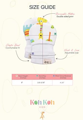 Adjustable Hand Mittens for Newborns