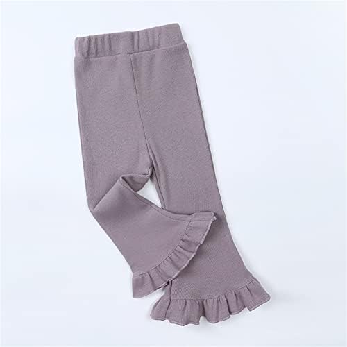 Flared Slim Ruffle Bell Bottoms
