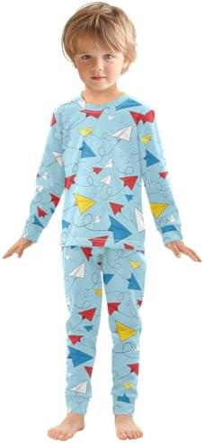 WIFIU 2-PJ Set for Kids Cotton Spandex Ages 18M-8Y