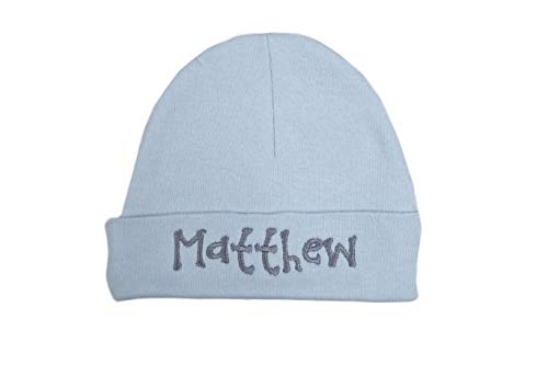 Personalized Beanie Hat - New Baby Boy Coming Home