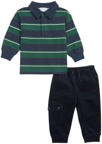 Splendid Baby Boys Kelly Stripe Polo Set