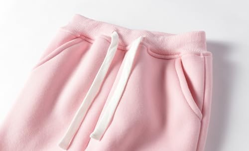 Mud Kingdom Kids Drawstring Sweatpants Solid Colors