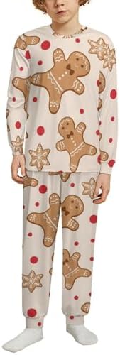 MEIKKO Kids Thermal Underwear Set Sugar Cookies Base Layers Boys Girls