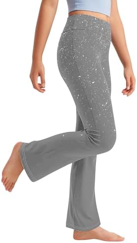 Girls Flare Leggings with Elastic Waistband