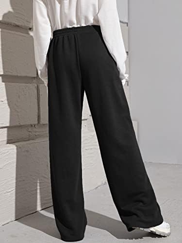SOLY HUX Girls High Elastic Waist Tie Front Sweatpants with Pockets