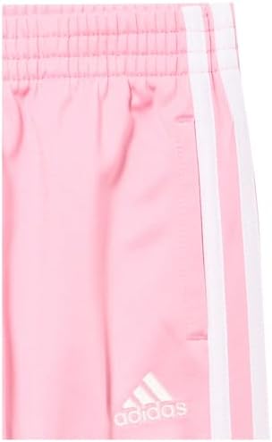 Adidas Little Girls Zip Front Classic Tricot Jacket and Joggers Set