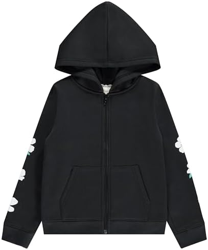 BTween Girls Hoodie Sweatshirt Set - Pack of 3 with Full and Half Zips