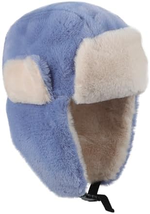 Warm Fuzzy Plush Kids Trapper Hats