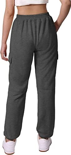 SANGTREE Girls Drawstring Cargo Jogger Pants