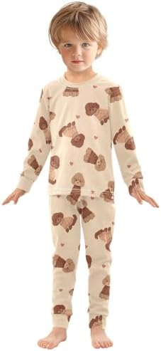 Soft Cotton Pajamas for Kids 18M-8Y Migration-Ready Sleepwear