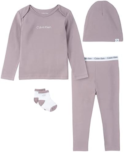 Calvin Klein Organic Baby Essentials - Premium 4-Piece Set