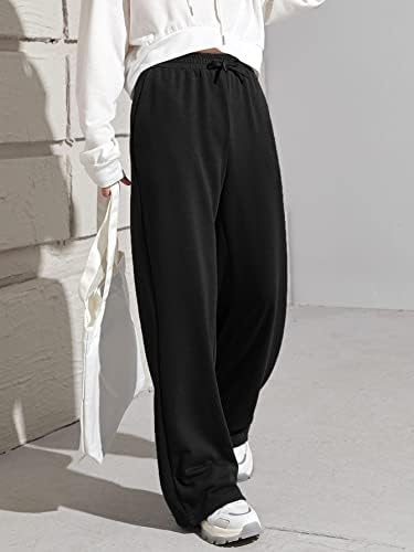 SOLY HUX Girls High Elastic Waist Tie Front Sweatpants with Pockets