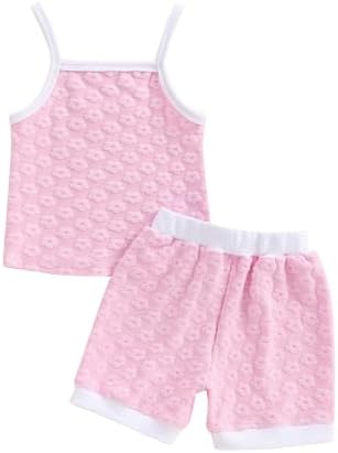 Hnyenmcko Super Cute Toddler Girl Summer Tank Shorts Set