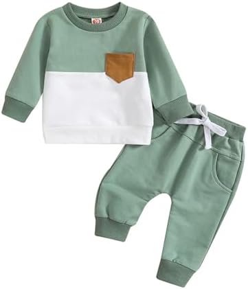 VZF Toddler Baby Boy Sweatshirt and Pants Set