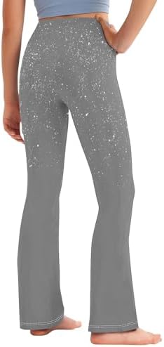 Girls Flare Leggings with Elastic Waistband