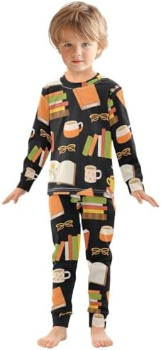 WIFIU Comfortable Pajama Set for Boys Long Sleeve Sleepwear 18M-8Y