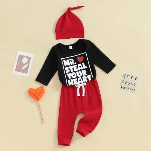My First Valentines Day Baby Boy Outfit