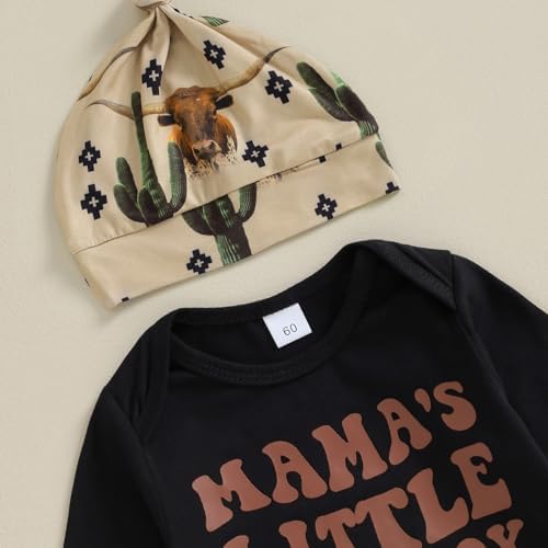 SAYOO Baby Boy Cowboy Outfit Newborn