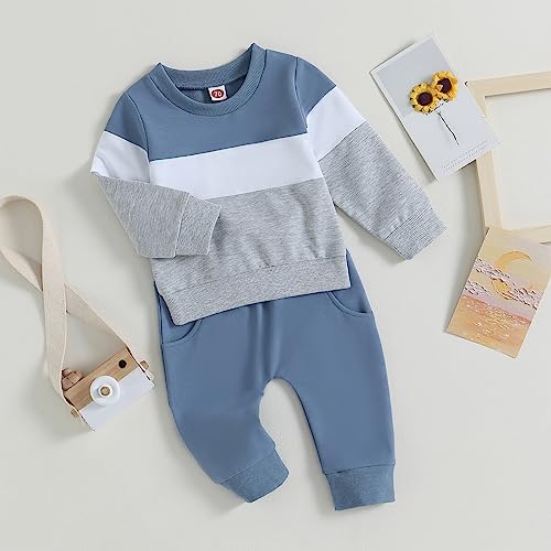 Newborn Baby Boy Two-Piece Set - Long Sleeve